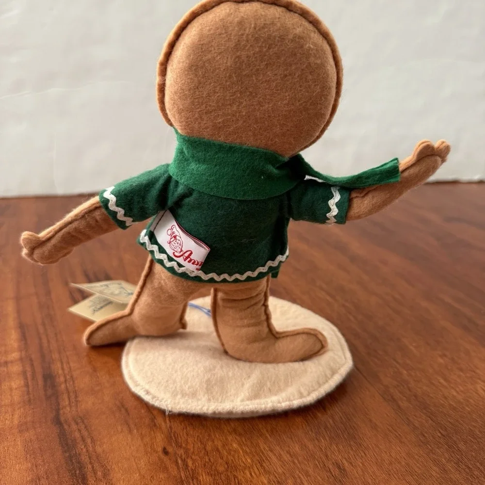 Annalee Christmas Gingerbread 9 inch Man Boy 1992 Poseable Figure USA Made Clean